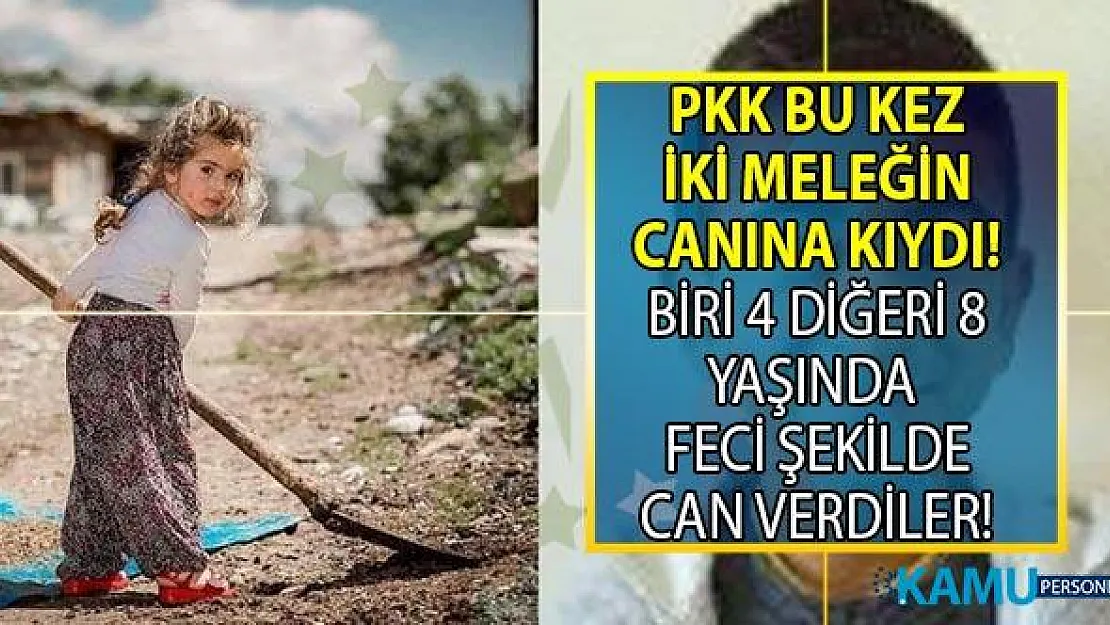 Tunceli'nin Ovacık ilçesinde terör örgütü PKK iki çocuğun canına kıydı!