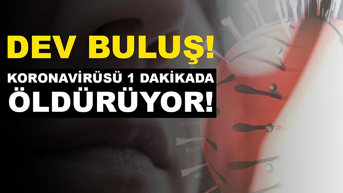 Türk bilim adamları geliştirdi! Koronavirüsü 1 dakikada öldüren sprey!