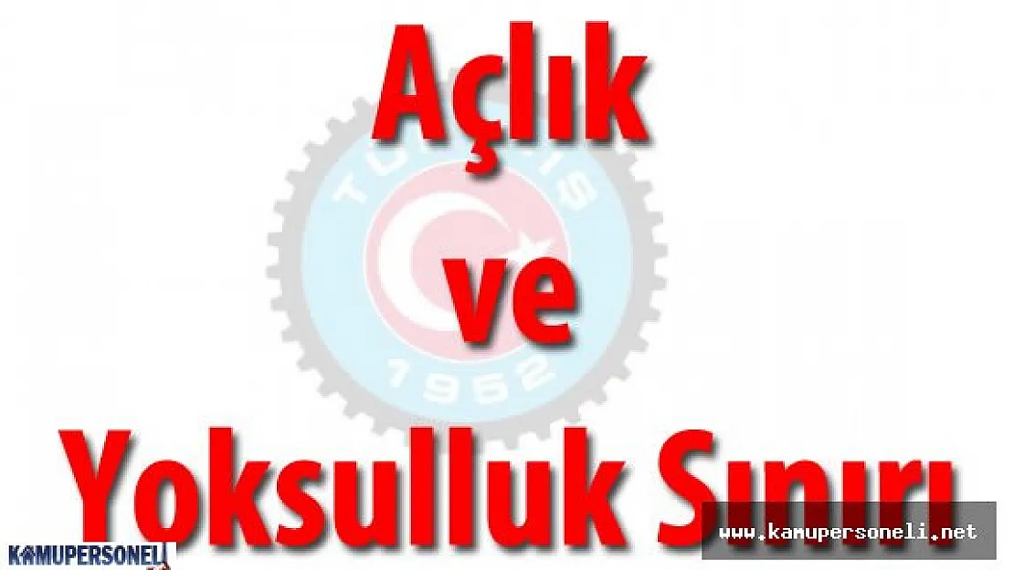 TÜRK-İŞ &quotAçlık ve Yoksulluk Sınırı" Araştırması Nisan 2016