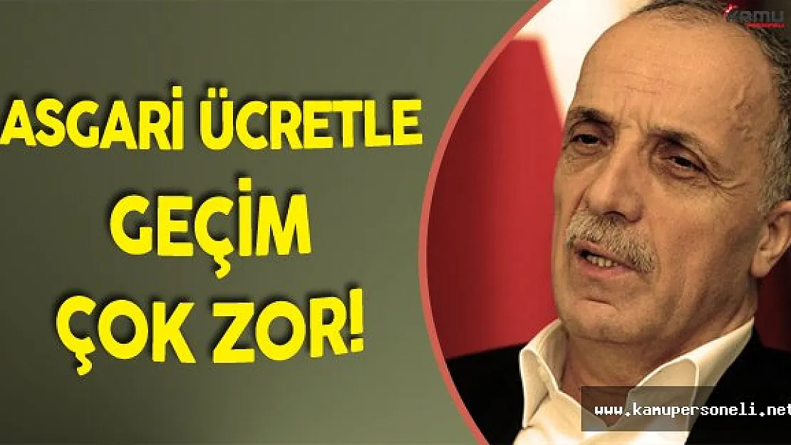 Türk İş :&quotAsgari Ücret 1600 TL Olsun!"