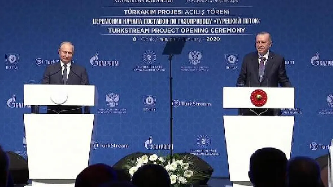 TürkAkım doğalgaz hattı açıldı! Tarihi gün!