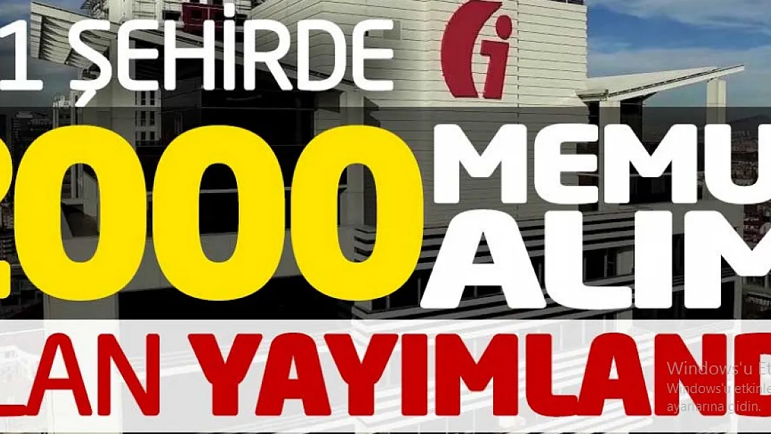 Türkiye geneli 2 bin memur alınıyor: BAŞVURULAR YARIN SONA ERECEK: KPSS baraj puanı olanlar başvurabilecek..