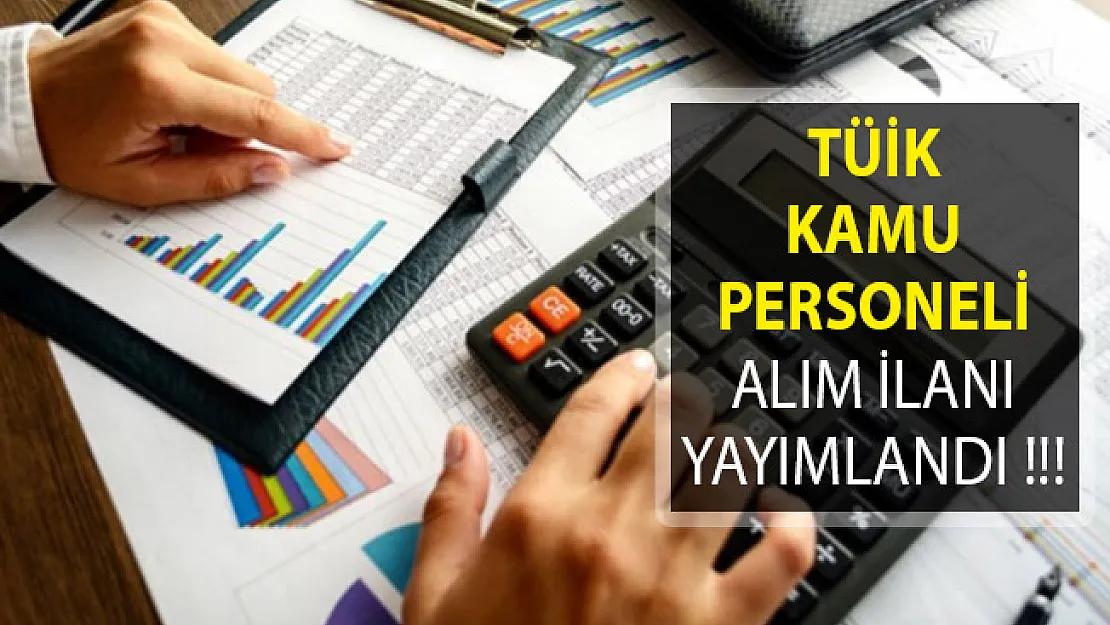 Türkiye İstatistik Kurumu Başkanlığı (TÜİK) Kamu Personeli Alımı İçin İlan Yayımladı! (DPB Aracılığıyla)