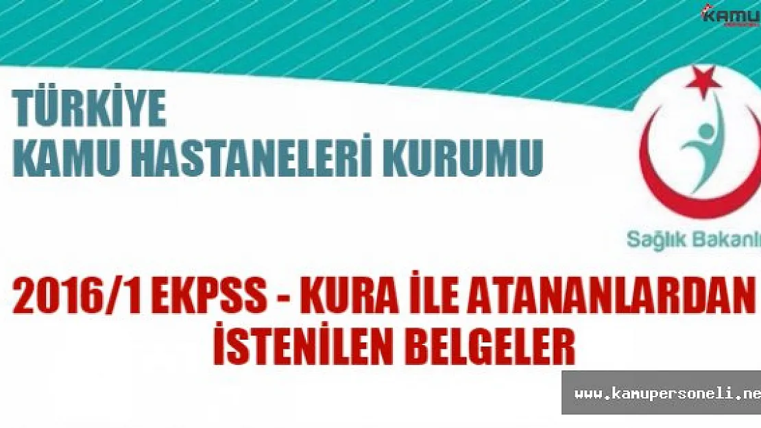 Türkiye Kamu Hastaneleri Kurumundan EKPSS atamalarına dair duyuru