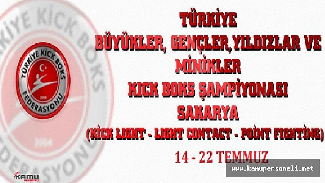 Türkiye Kick Boks Şampiyonası Sakaryada Başladı
