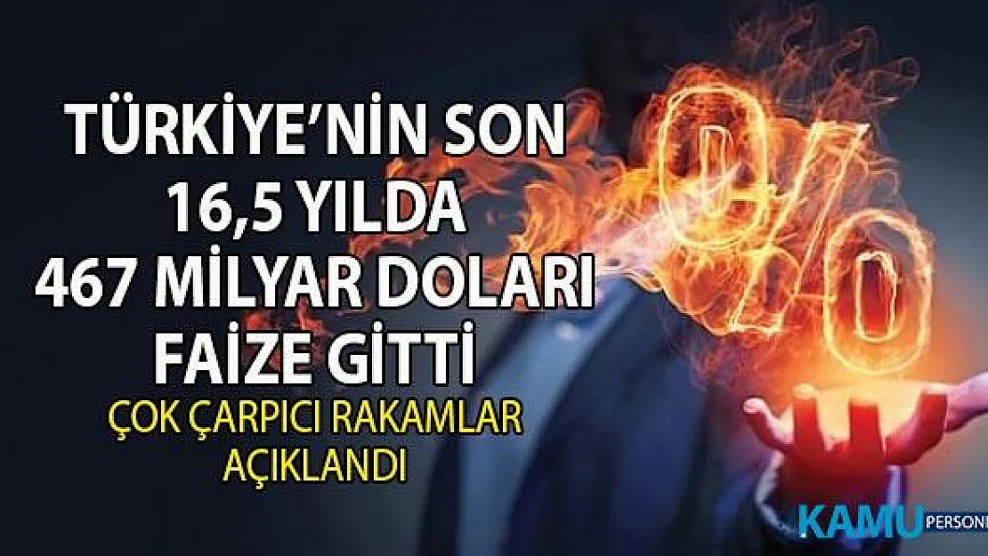Türkiye ne kadar faiz ödedi! CHP'li Öztrak, AKP döneminde 16,5 yılda ödenen faiz miktarını açıkladı!