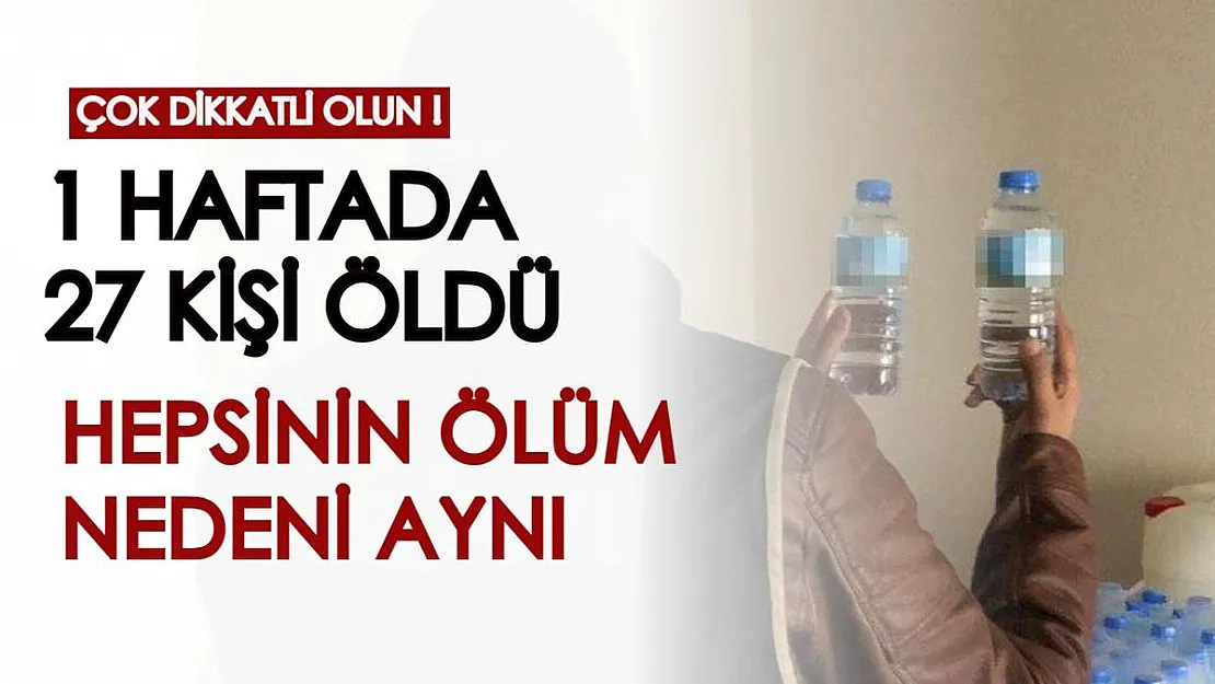 Türkiye'de 1 haftada 27 kişi can verdi, hepsinin ölüm nedeni aynı! Yılbaşı öncesi çok dikkatli olun