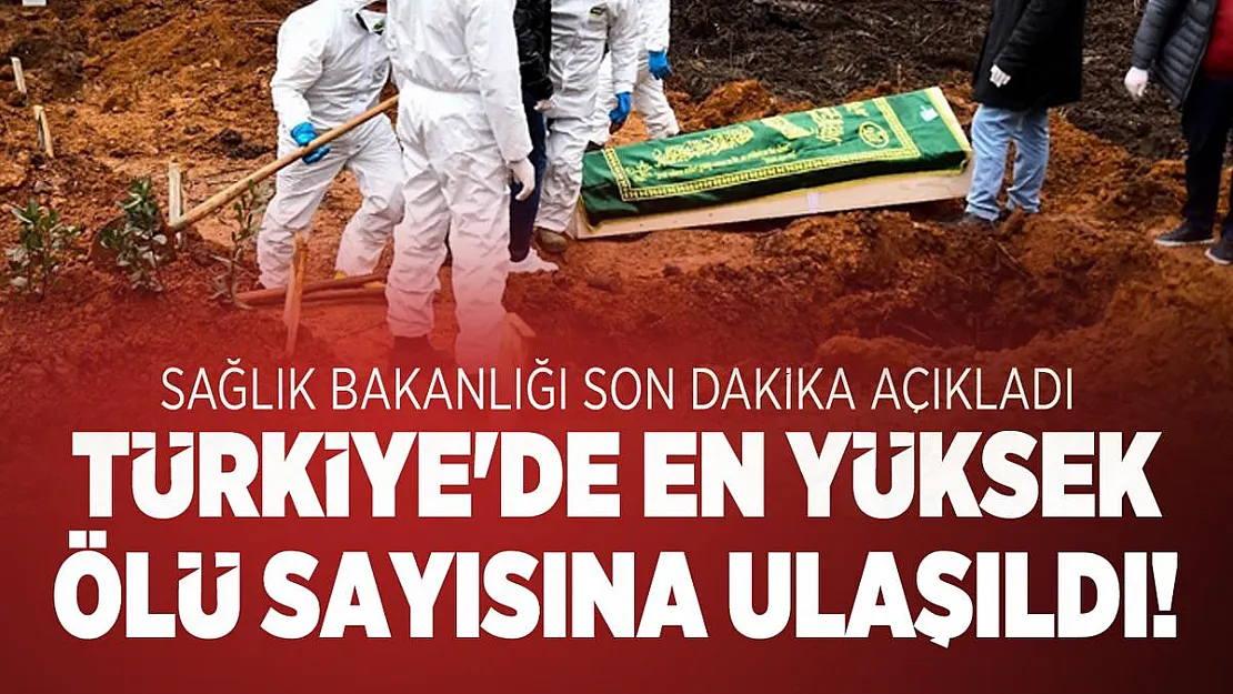 Türkiye'de en yüksek ölü sayısına ulaşıldı! Coronavirüs bugünkü vaka ve ölü sayısı şok etti