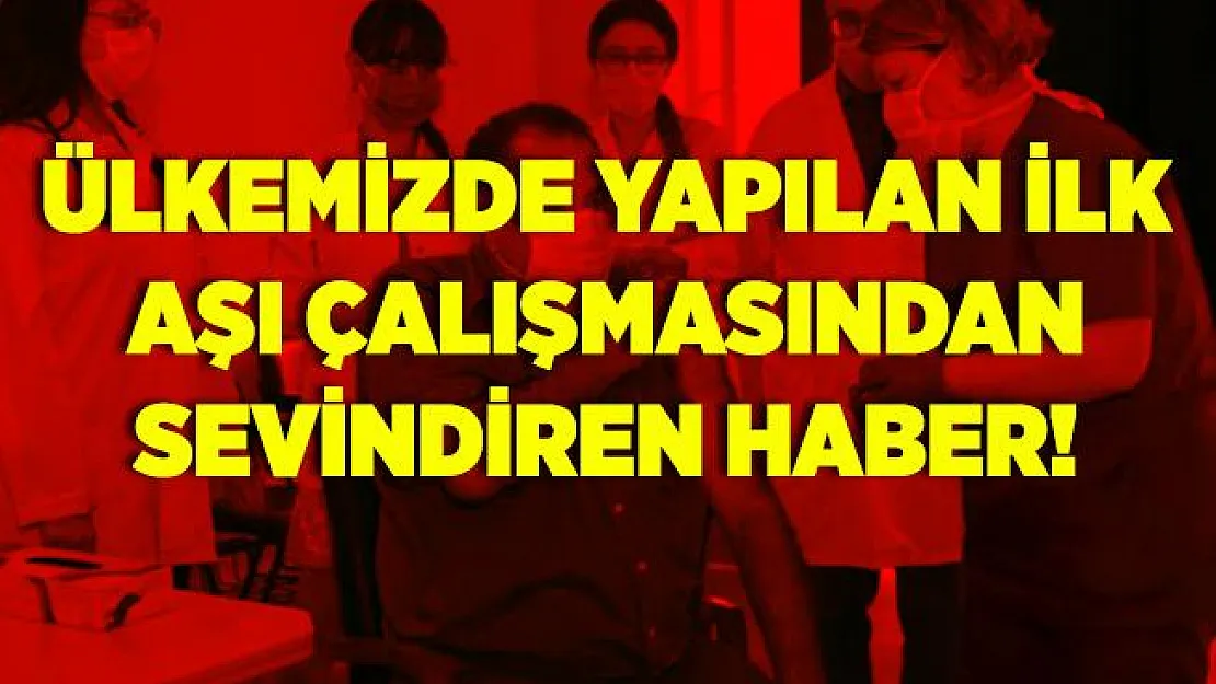 Türkiye'de gönüllülere yapılan koronavirüs aşısında yan etki olmadı! İkinci doz yapıldı!