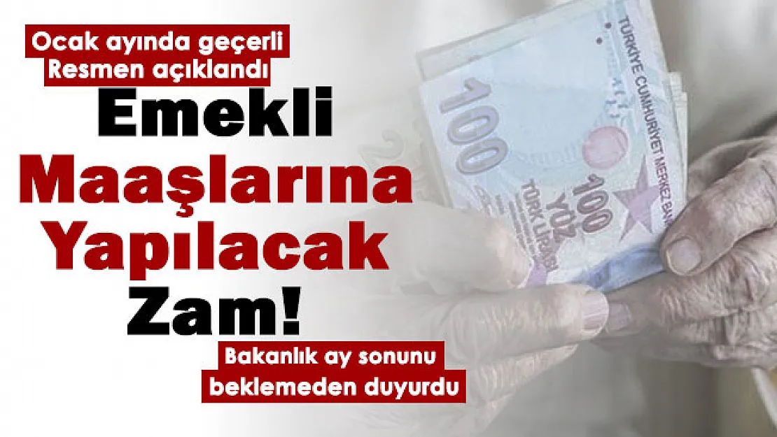 Türkiye'deki 12 milyon emekli dikkat! Ocak ayında geçerli olacak: Emekli maaşlarına yapılacak zam belli oldu