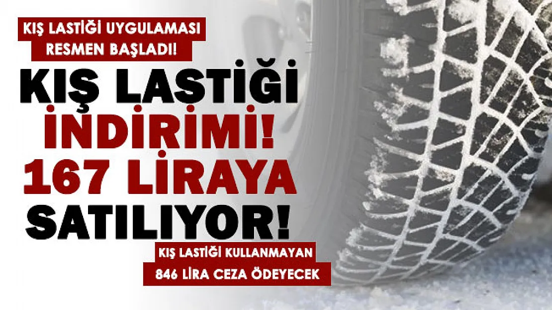 Türkiye'deki milyonlarca araç sahibine müjde verildi: Kış lastiği fiyatlarında indirim yapıldı: 167 liraya satılıyor! 846 TL ceza yemek istemiyorsanız kış lastiği kullanın