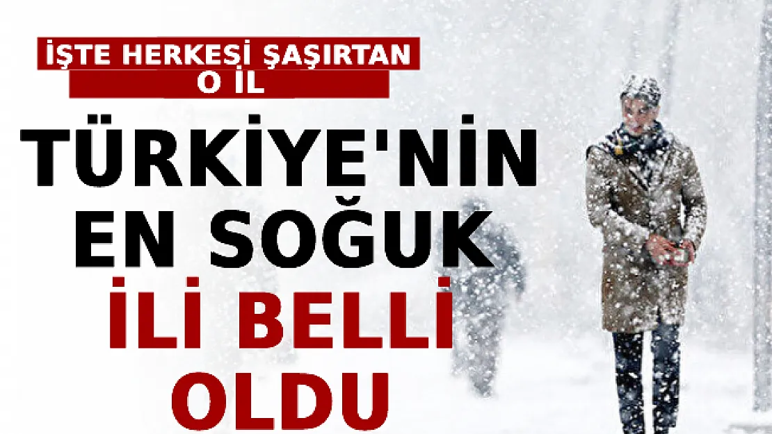 Türkiye'nin En Soğuk İli Belli Oldu! İşte Herkesi Şaşırtan O İl