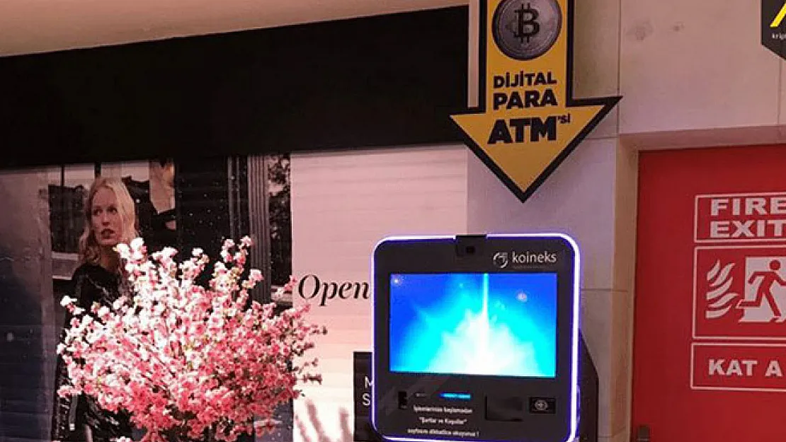 Türkiye'nin İlk Bitcoin ATMS'si Açıldı! Koineksten Bitcoin ATM'si