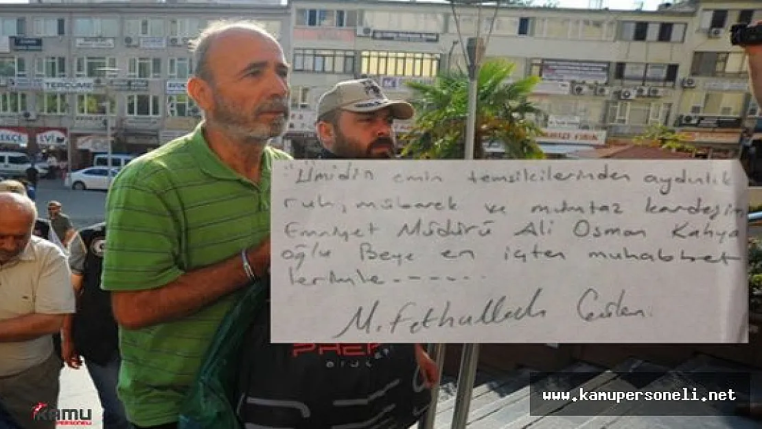 Tutuklu Emniyet Müdürünün Evinden Gülen Notu Çıktı