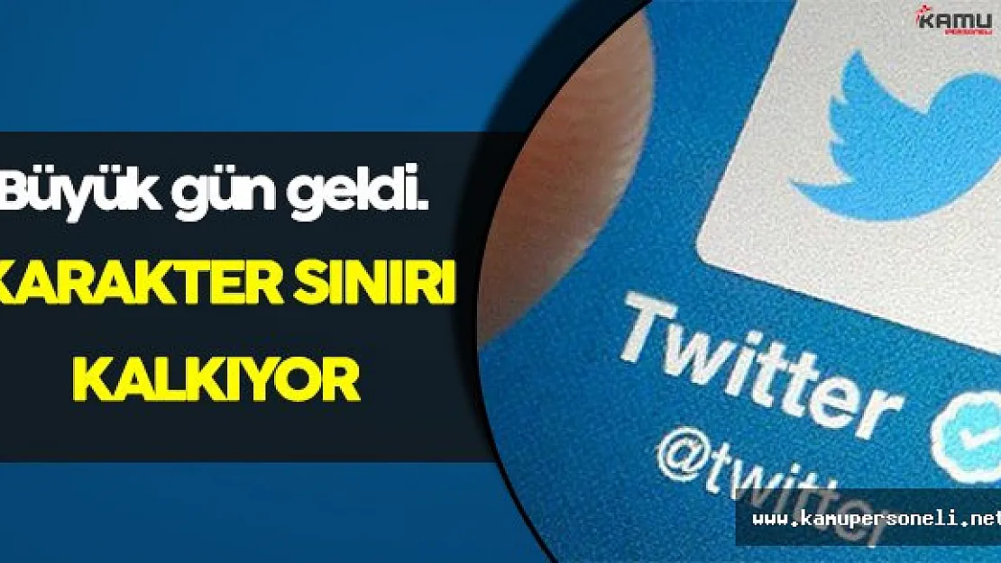 Twitter Karakter Sınırındaki Büyük Değişiklik Gerçekleşmek Üzere
