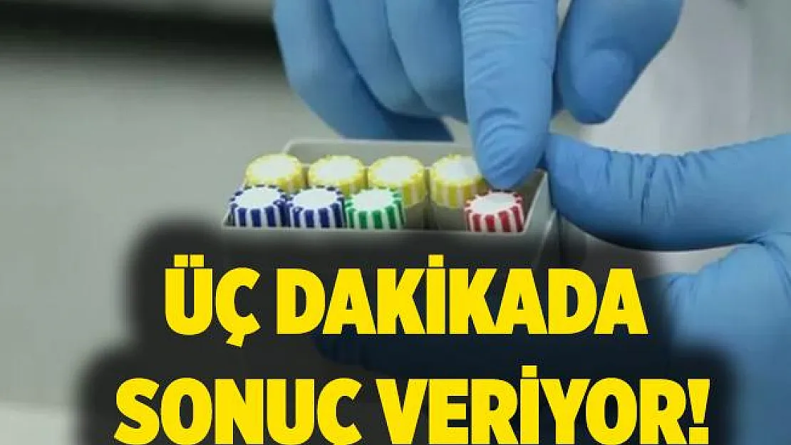 Üç dakikada sonuç veren koronavirüs testi geliştirildi!