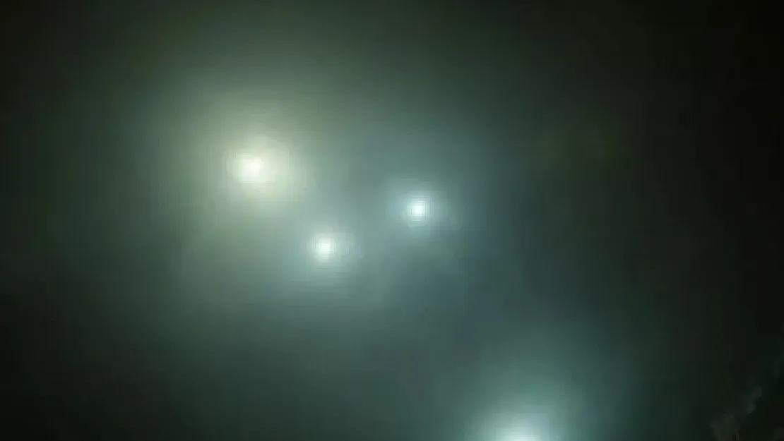 UFO mu düşürüldü? Dünya ABD'deki bu görüntüyü konuşuyor! ABD'den uzaylı açıklaması geldi