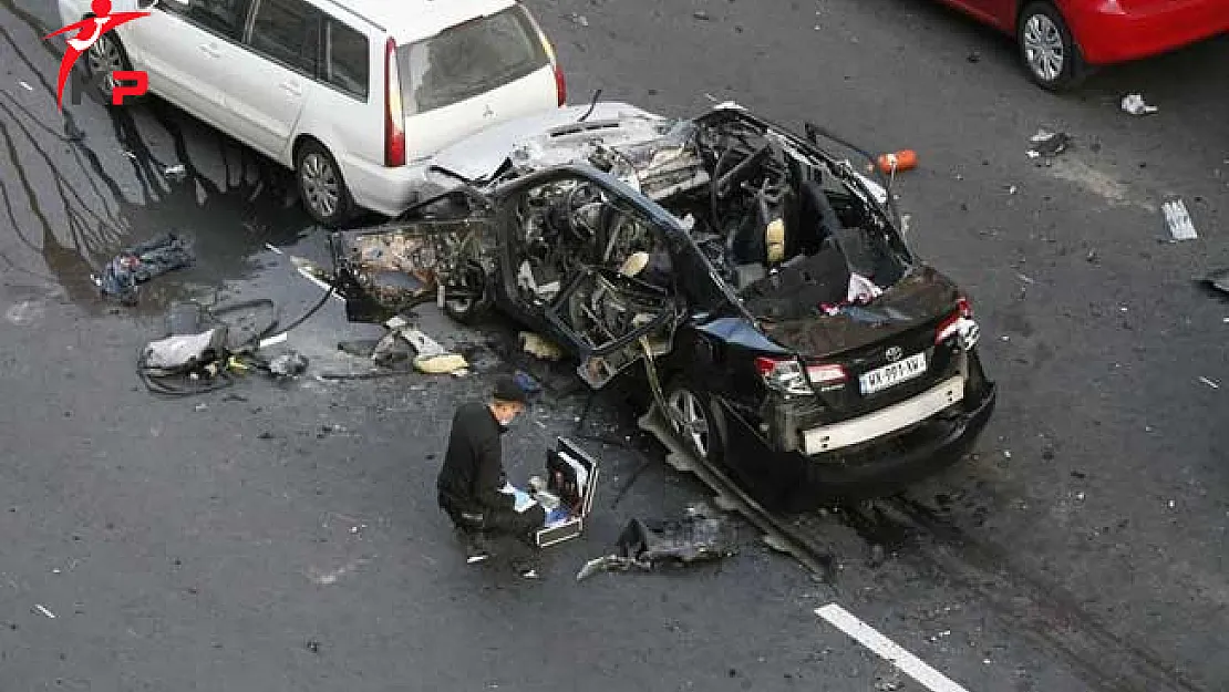 Ukrayna'nın Başkenti Kiev'de Patlama! Yaralılar Var