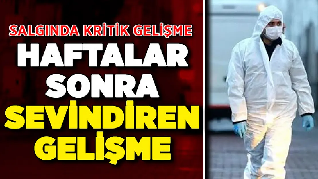 Ülkemizdeki Corona Virüsü Salgınında Haftalar Sonra Sevindiren Haber