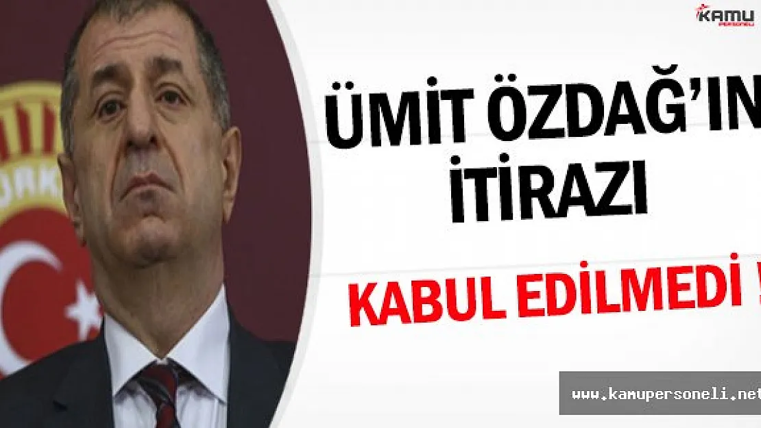 Ümit Özdağ'ın İhraç İtirazı MHP Tarafından Kabul Edilmedi