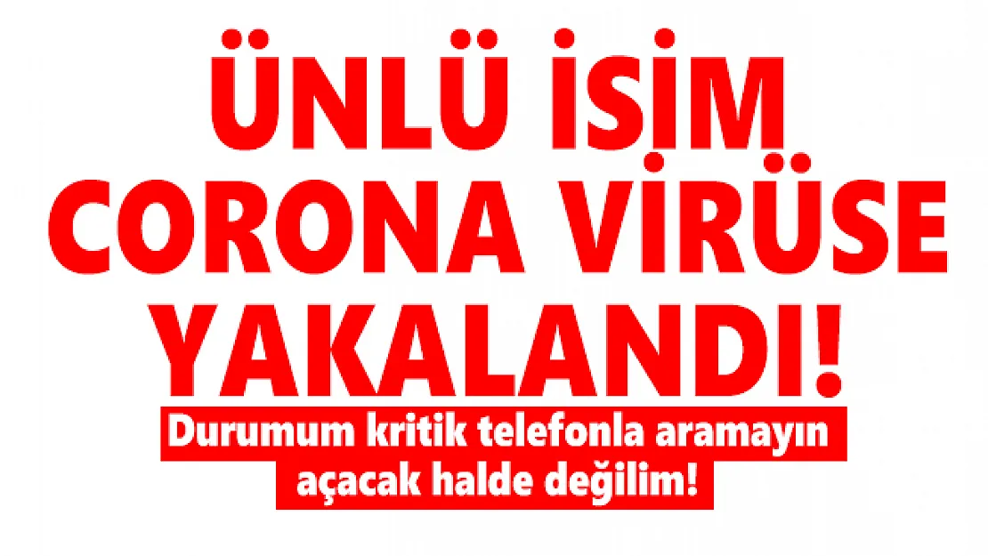 Ünlü isim Sabahattin Önkibar corona virüse yakalandı! Durumum kritik telefonla aramayın açacak halde değilim!