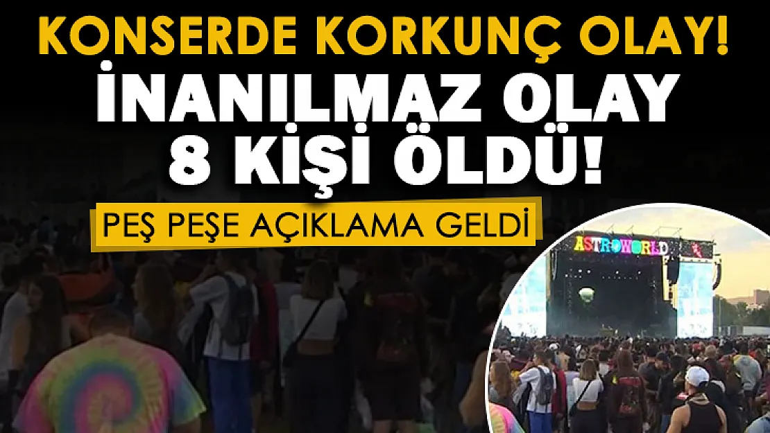 Ünlü şarkıcının konserinde korkunç olay! 8 kişi hayatını kaybetti