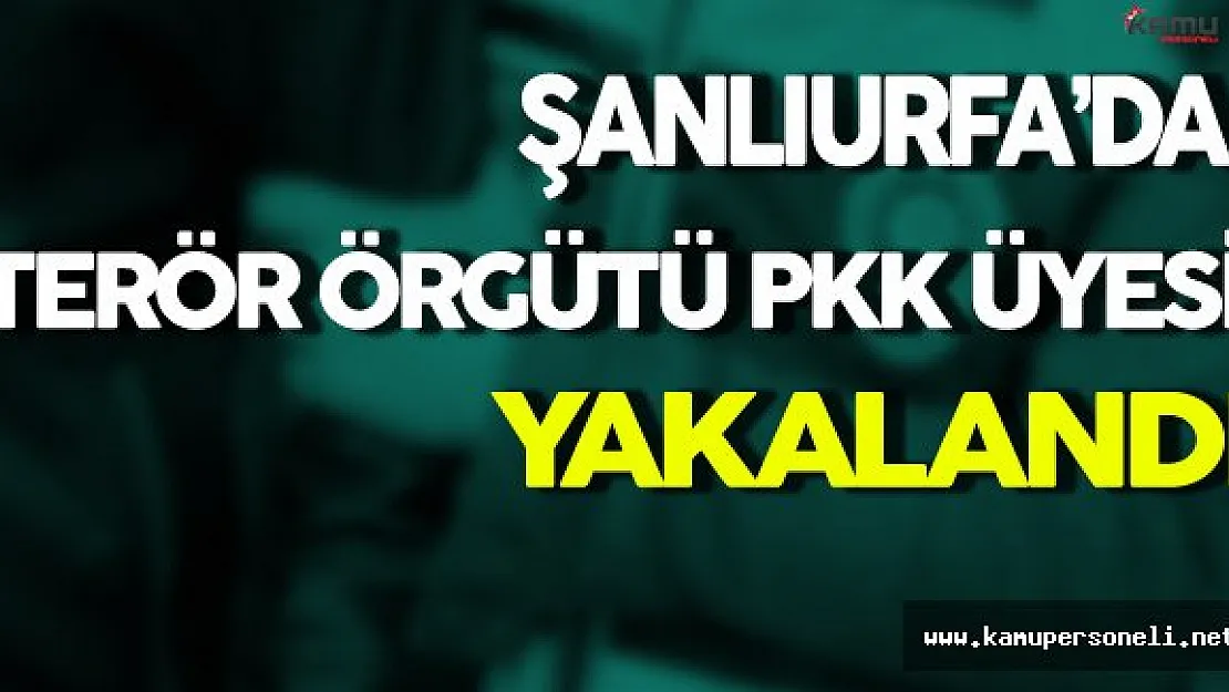Urfa'da Bir Terörist Yakalandı