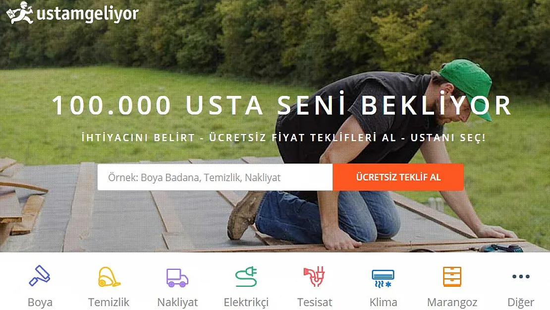 Ustamgeliyor.com Türkiye'de Binlerce Ustaya İstihdam Sağlıyor!