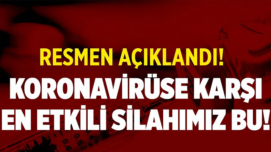 Uzman isim açıkladı! Koronavirüse karşı en güçlü silahımız bu!