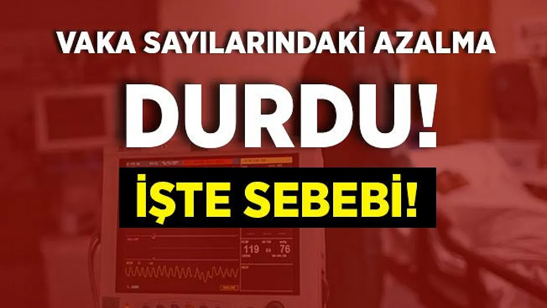 Vaka sayılarındaki azalma durdu! Nedeni belli oldu!