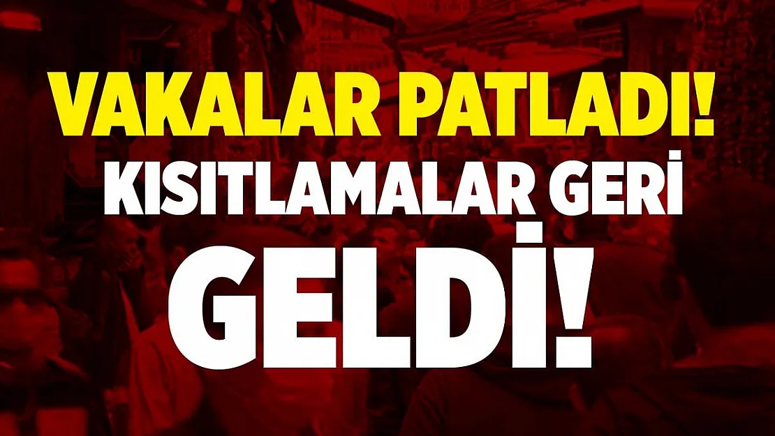 Vakalar o ilimizde patladı! Valilik kısıtlamaları geri getirdi!