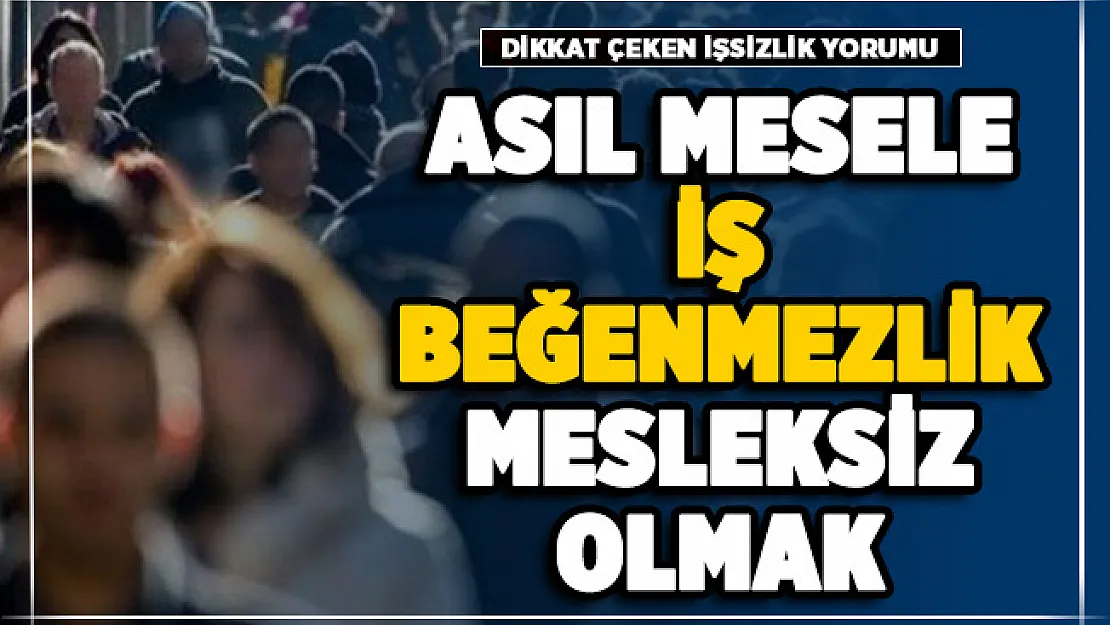 Vali'den dikkat çeken işsizlik yorumu: Mesele iş beğenmezliktir
