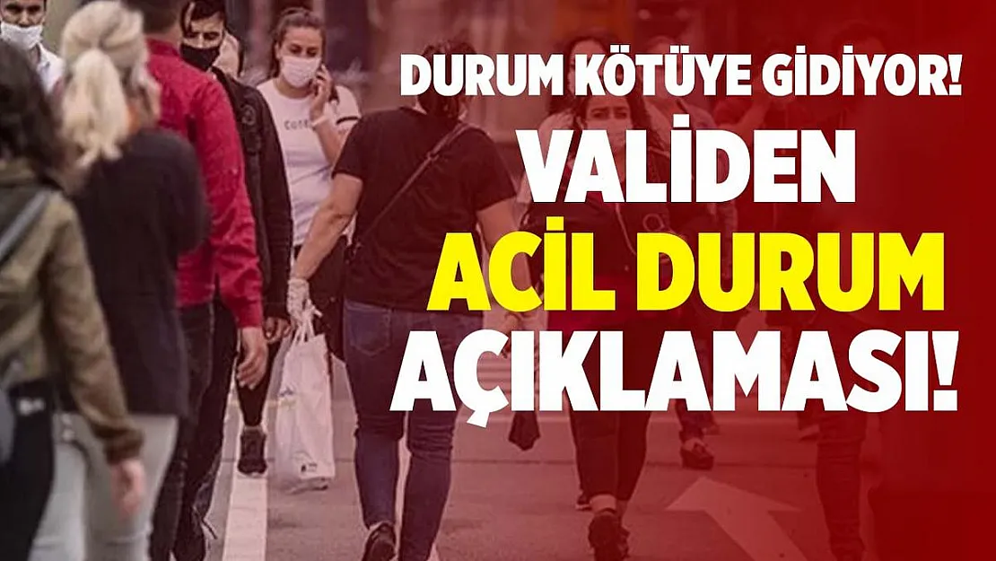 Validen koronavirüse ilişkin acil durum açıklaması!