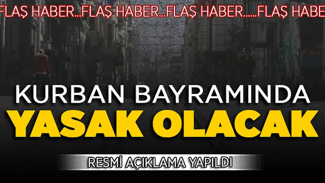 Valilik Resmi Açıklama Yaptı: Kurban Bayramında Yasak Geldi
