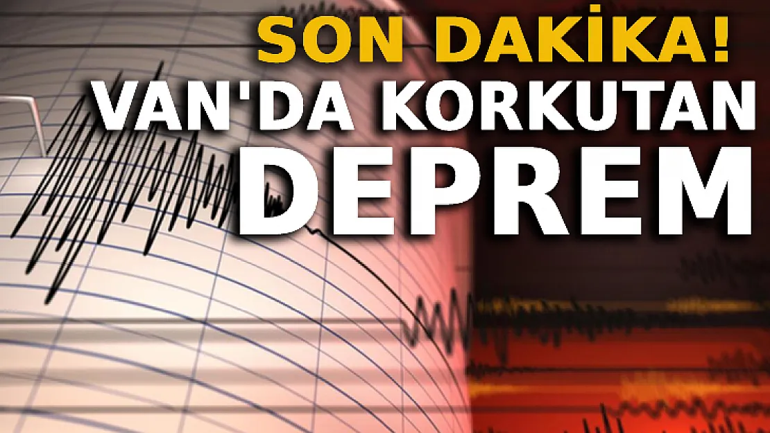 Van'da Korkutan Deprem!