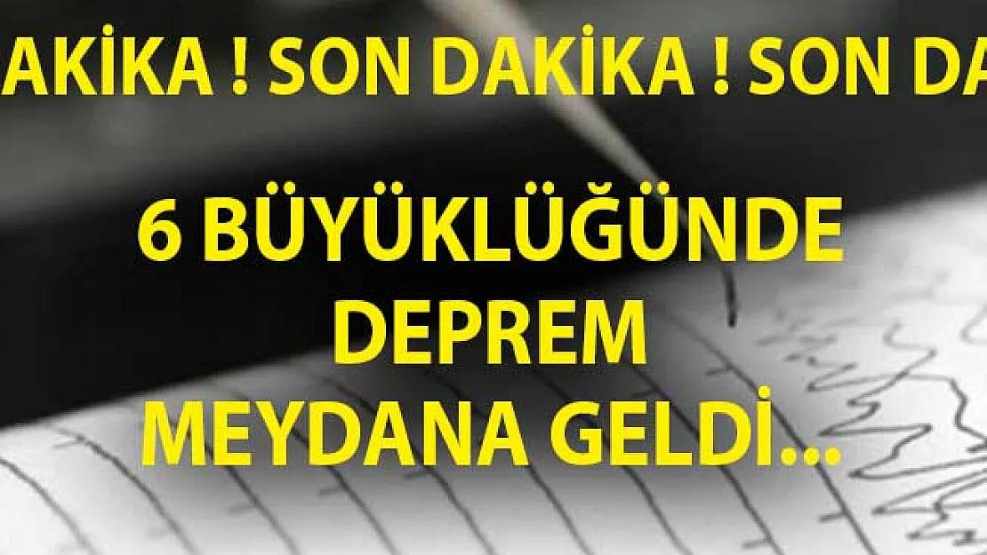 Vanuatu'da 6 Büyüklüğünde Deprem Meydana Geldi! Son Depremler Listesi