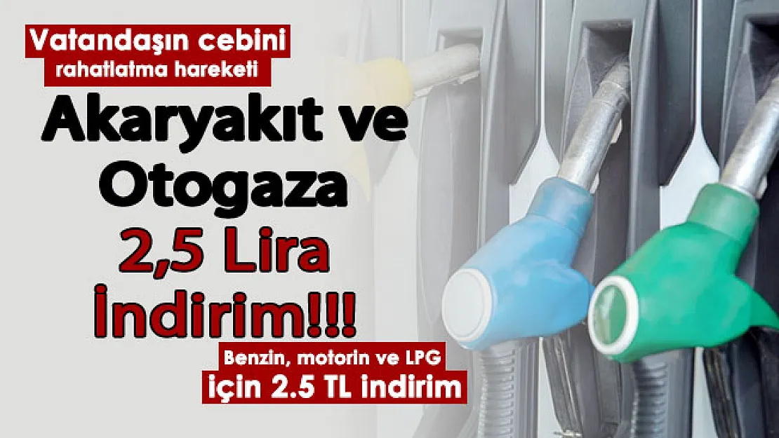 Vatandaşın cebini rahatlatma hareketi! Akaryakıta dev indirim beklentisi: Benzin, motorin ve LPG için 2,5 TL indirim