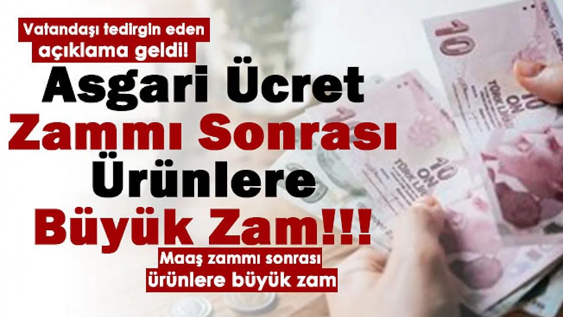Vatandaşları tedirgin eden açıklama geldi! İşçilerin maaşına yapılacak zamdan sonra birçok ürüne de zam gelecek!