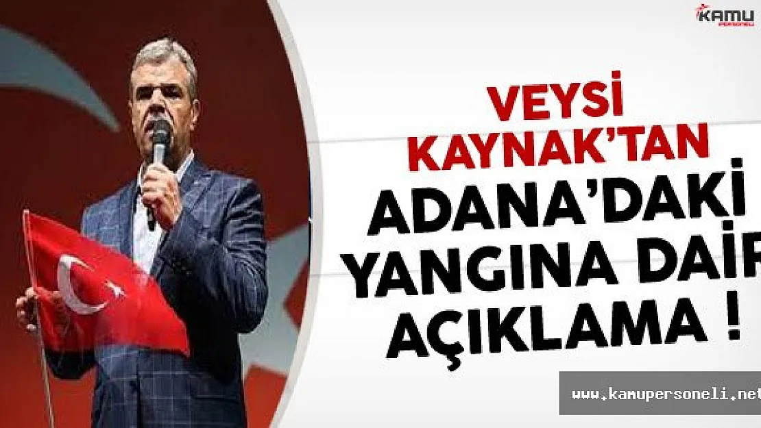 Veysi Kaynak'tan Yurt Yangını Hakkında Çok Önemli Açıklama
