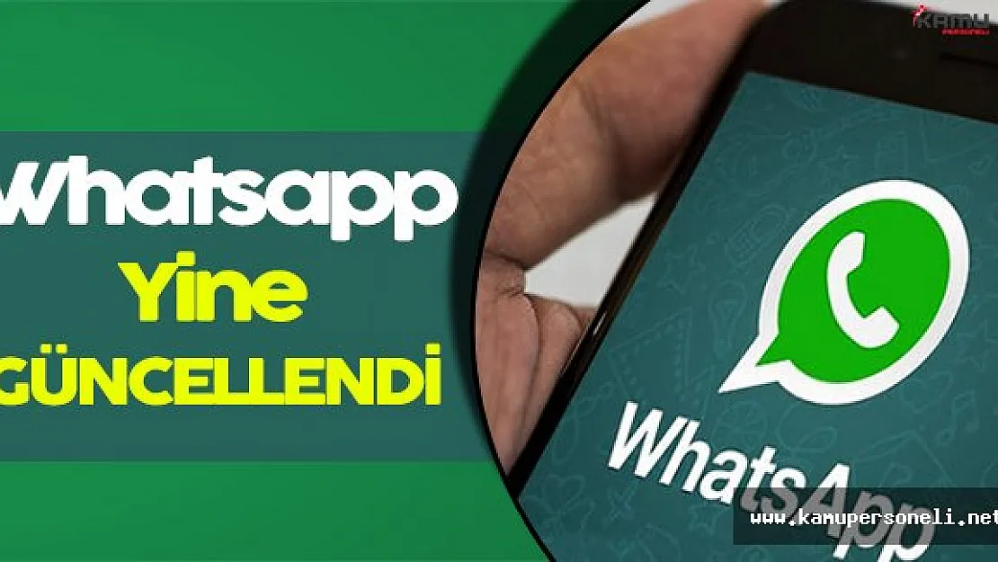 Whatsapp Yine Güncellendi!
