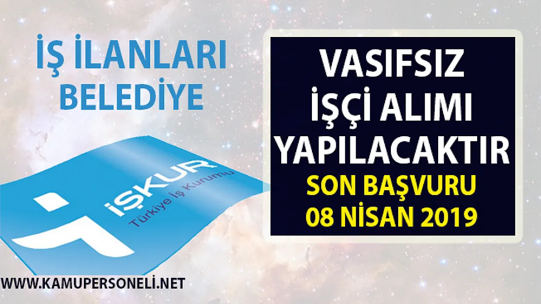Yalova Teşvikye Belediyesi işçi alımı yapıyor! Belediye personel alımı iş ilanları yayınladı!..