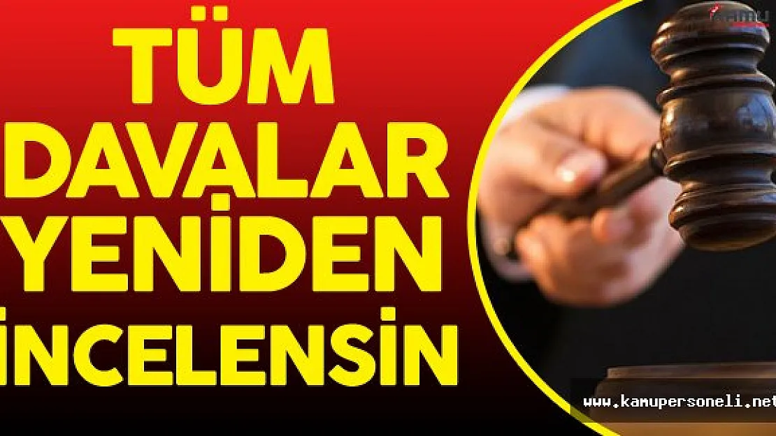 Yapıcıoğlu : " FETÖ'den Atılan Tüm Hakimlerin Kararları Yeniden İncelenmeli"