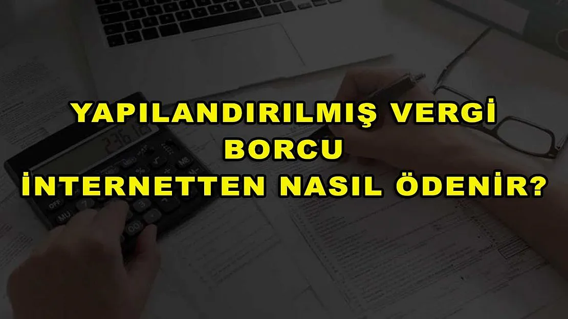 Yapılandırılmış Vergi Borcu İnternetten Nasıl Ödenir?