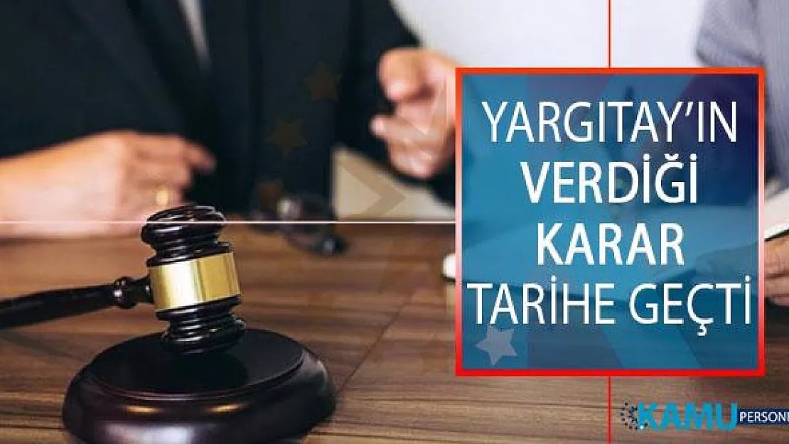Yargıtay'ın Verdiği Karar Tarihe Geçti: Şüpheden Suç Doğmayacağına Hükmedildi!