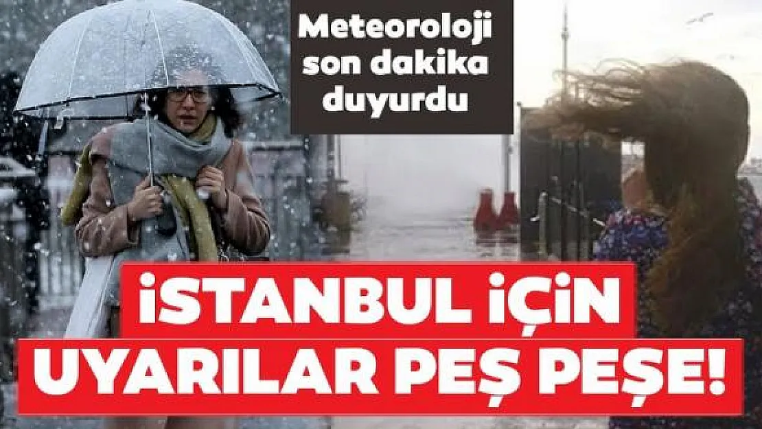 Yarın İstanbul'da Plan Yapacaklara Meteoroloji'den Uyarı!