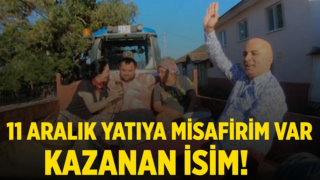 Yatıya Misafirim Var bugün kim kazandı? 11 Aralık Yatıya Misafirim Var kazanan isim!