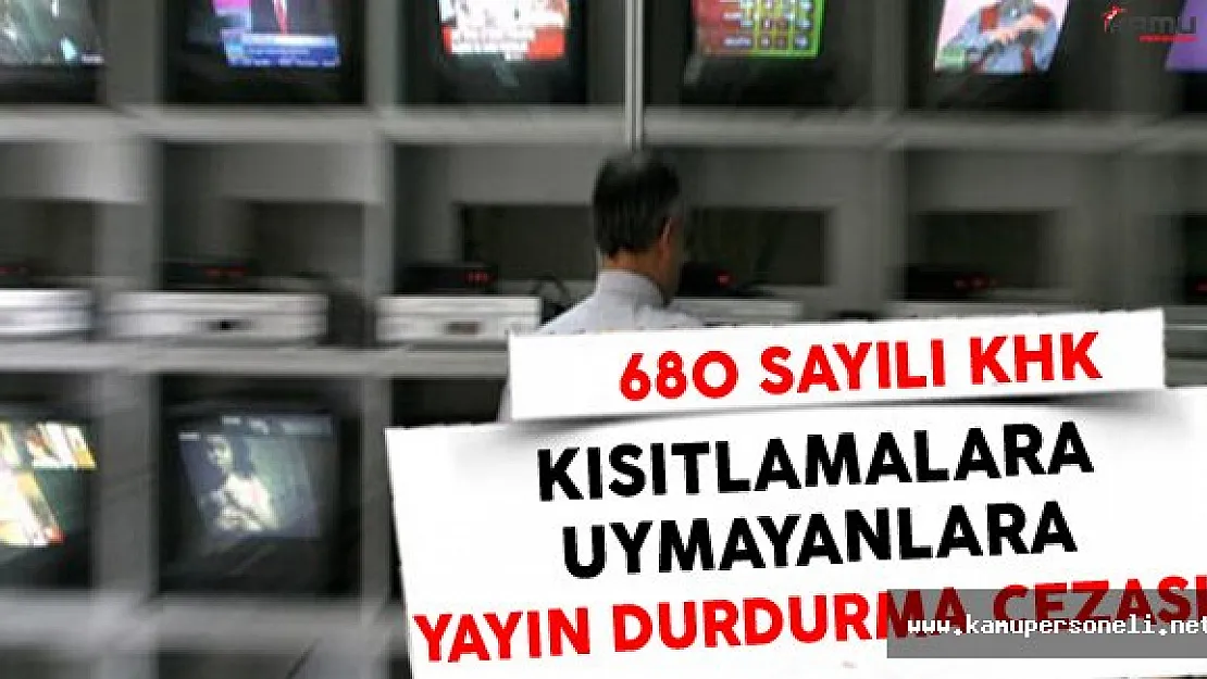 Yayın Kısıtlamalarına Uymayan Medya Kuruluşlarına Yayın Durdurma Cezası Getirildi