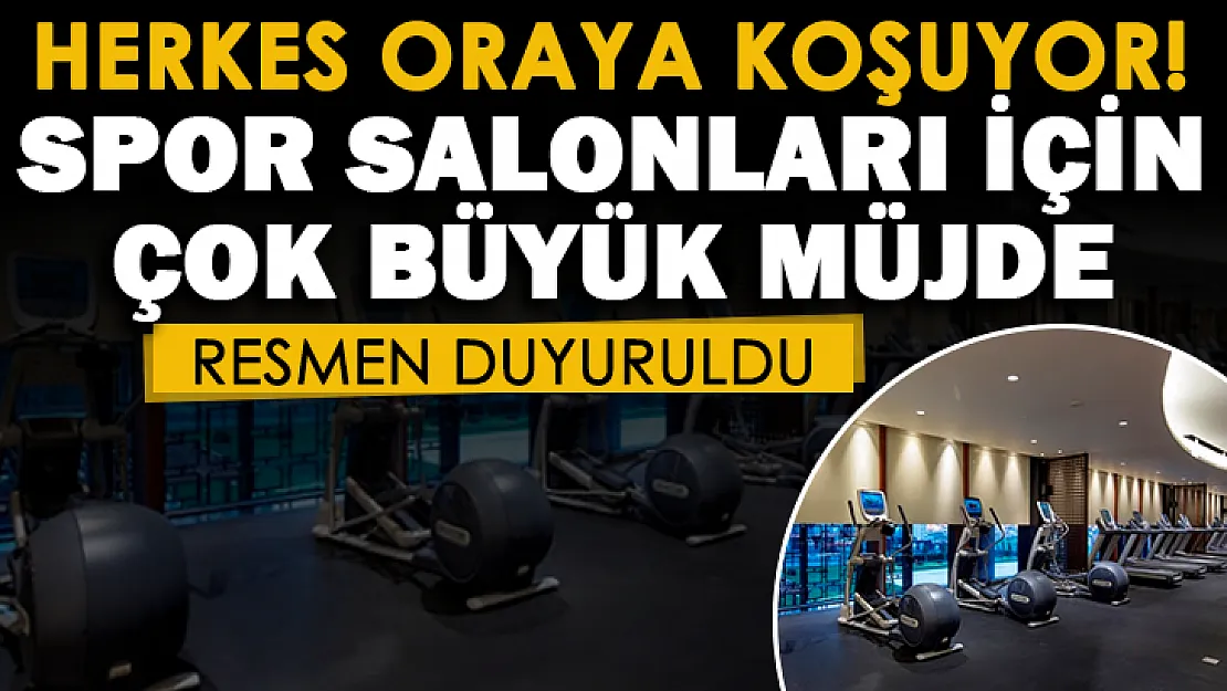 Yaza fit girmek isteyenler spor salonuna koşuyor! Spor salonuna gitmek isteyenlere müjdeli haber duyuruldu