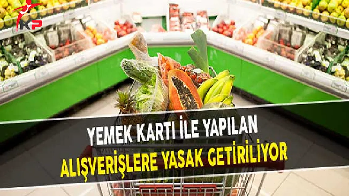 Yemek Kartı İle Yapılan Alışveriş Dönemi Sona Eriyor