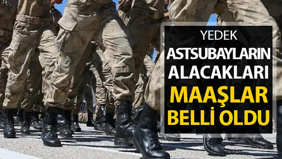 Yeni Askerlik Sisteminde Yedek Astsubayların Alacakları Maaşlar Belli Oldu